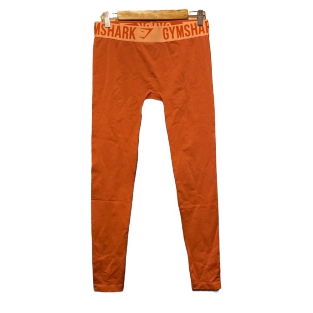 Gymshark orange full length leggings size medium. New condition
